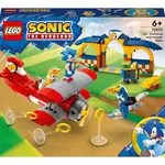 LEGO LEGO Sonic the Hedgehog 76991 L’avion Tornado et l'Atelier de Tails, Jeu de Construction avec 4 Figurines de Personnages