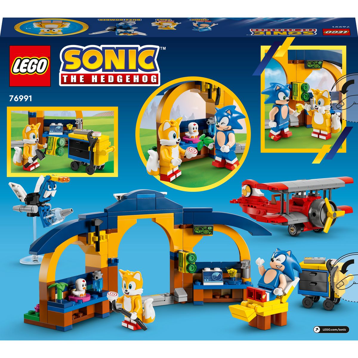 LEGO Sonic 76991 - L avion Tornado et l atelier de Tails