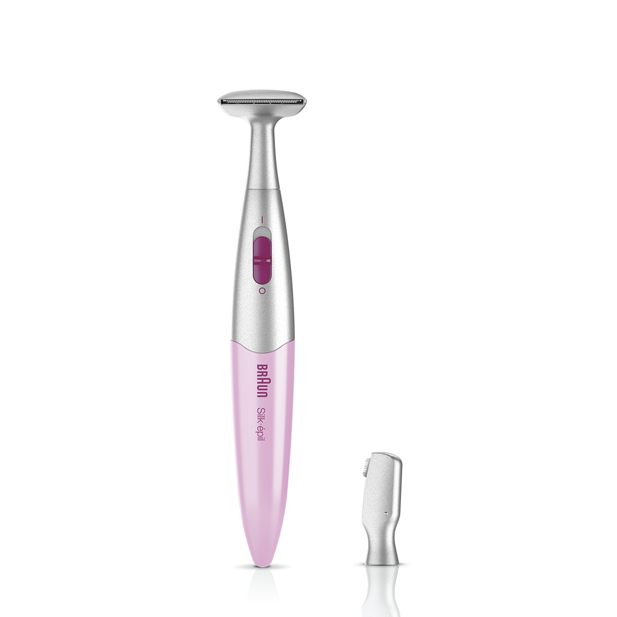 Voir la diapositive 2 : BRAUN Tondeuse bikini FG1100 - Rose