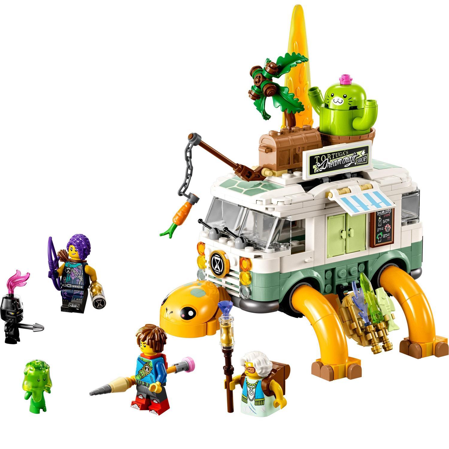 Voir la diapositive 2 : LEGO LEGO DREAMZzz 71456 Le Van Tortue de Mme Castillo, Jouet de Camping-Car 2-en-1, avec Mateo et Zoey
