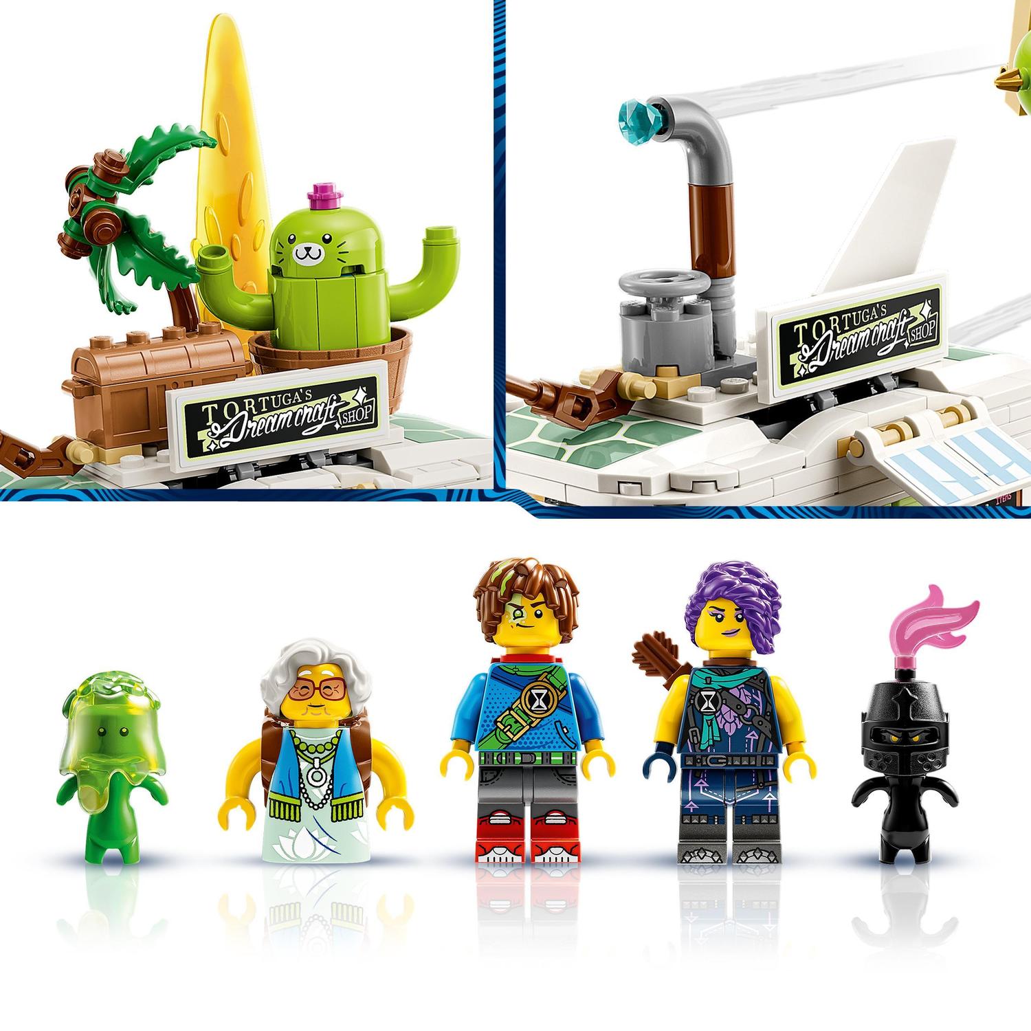 Voir la diapositive 5 : LEGO LEGO DREAMZzz 71456 Le Van Tortue de Mme Castillo, Jouet de Camping-Car 2-en-1, avec Mateo et Zoey