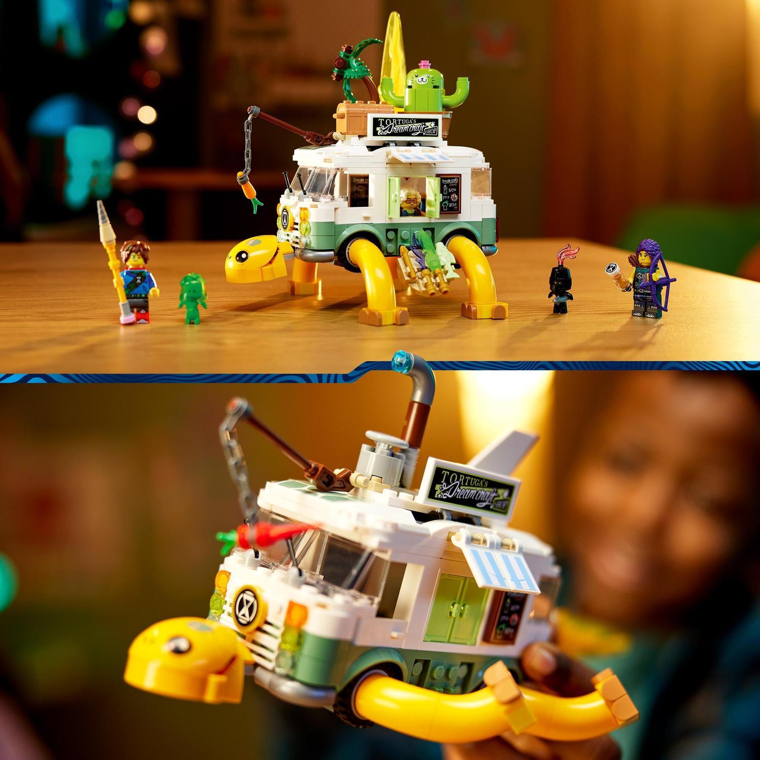 Voir la diapositive 6 : LEGO LEGO DREAMZzz 71456 Le Van Tortue de Mme Castillo, Jouet de Camping-Car 2-en-1, avec Mateo et Zoey
