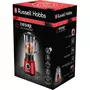 RUSSELL HOBBS Blender bol en verre 24720-56 - Rouge et Noir
