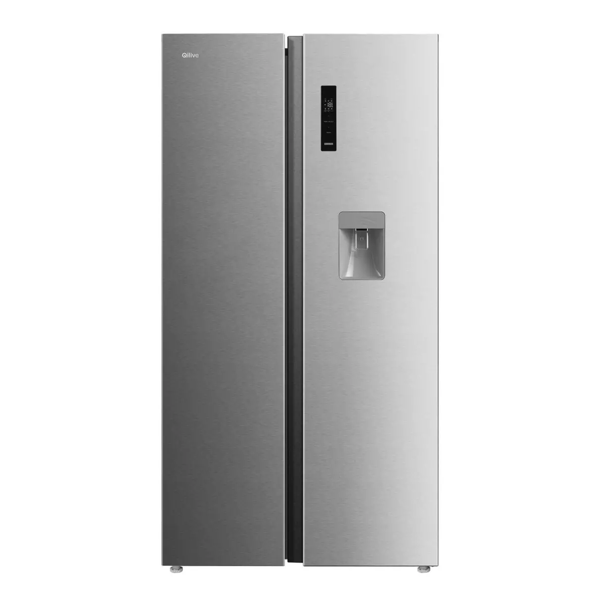QILIVE Réfrigérateur américain Q.6642, 553 L, Froid ventilé No Frost, D