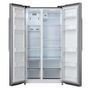 Voir la diapositive 2 : QILIVE Réfrigérateur américain Q.6642, 553 L, Froid ventilé No Frost, D