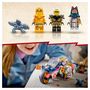 Voir la diapositive 5 : LEGO NINJAGO 71792 - Le Robot Bolide Transformable de Sora, Set avec Figurine à Transformer en Moto