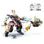 Voir la diapositive 7 : LEGO NINJAGO 71792 - Le Robot Bolide Transformable de Sora, Set avec Figurine à Transformer en Moto