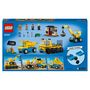 Voir la diapositive 2 : LEGO City 60391 - Les Camions de Chantier et la Grue à Boule de Démolition, Jouet de Construction avec Pelleteuse, Benne et Engin de Transport