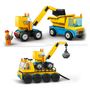 Voir la diapositive 6 : LEGO City 60391 - Les Camions de Chantier et la Grue à Boule de Démolition, Jouet de Construction avec Pelleteuse, Benne et Engin de Transport