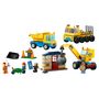 Voir la diapositive 8 : LEGO City 60391 - Les Camions de Chantier et la Grue à Boule de Démolition, Jouet de Construction avec Pelleteuse, Benne et Engin de Transport