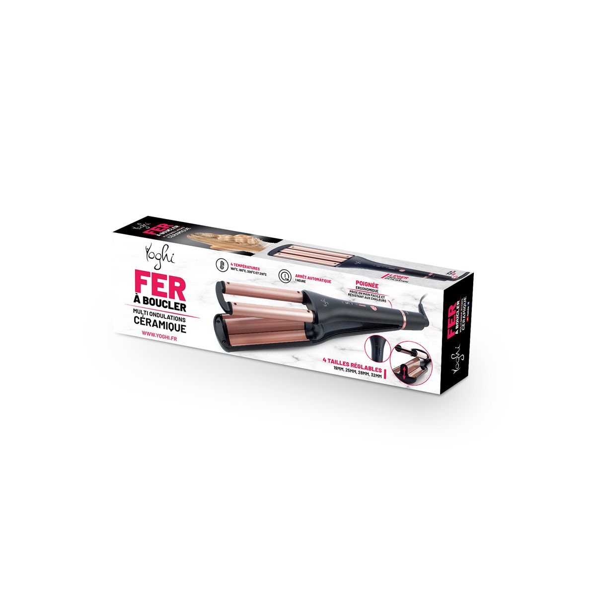 YOGHI Boucleur wavy R DESIGN - Noir