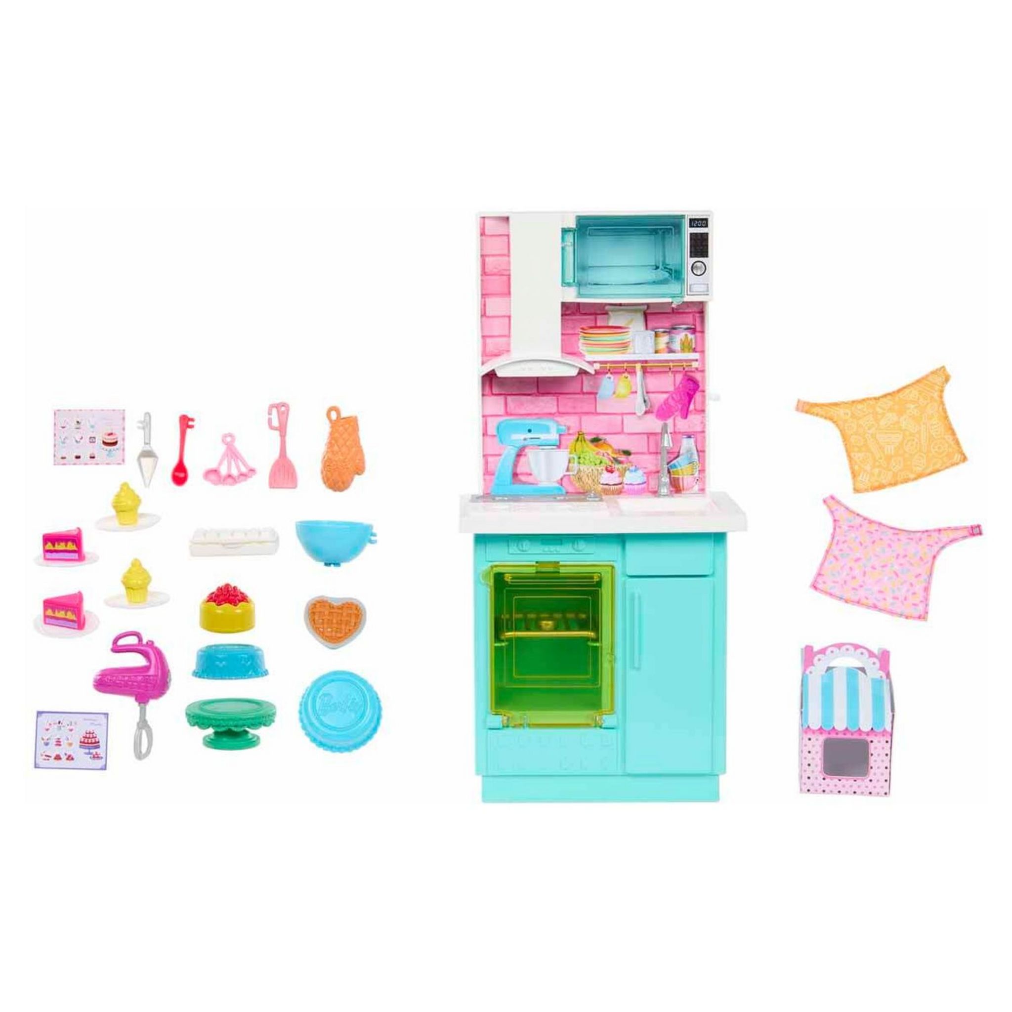 Voir la diapositive 3 : MATTEL Coffret Barbie Célébration Fun Pâtisserie