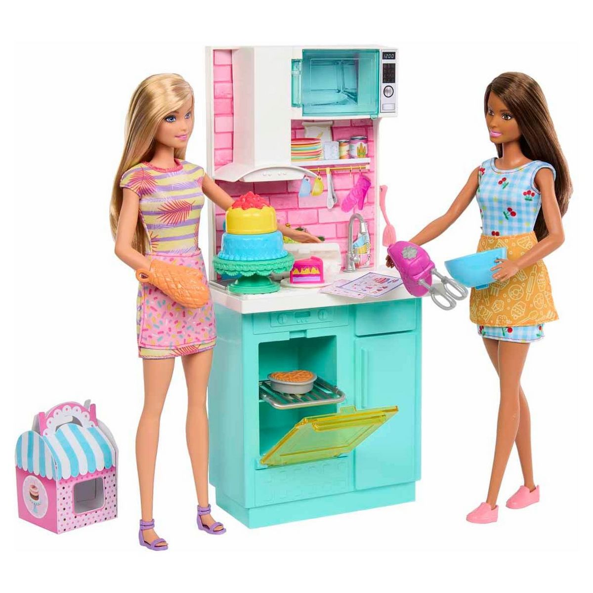 MATTEL Coffret Barbie Célébration Fun Pâtisserie