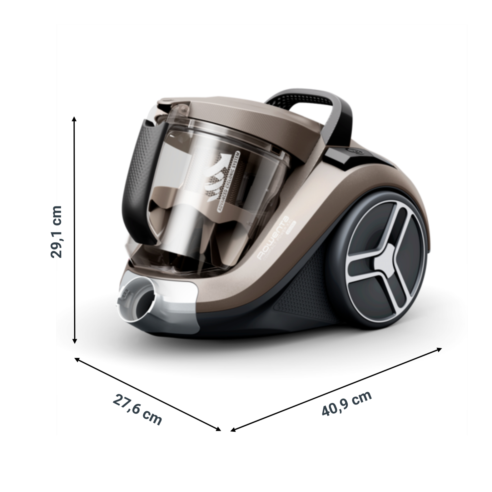 Voir la diapositive 12 : ROWENTA Aspirateur traîneau sans sac RO4B30EA - Gris fumé