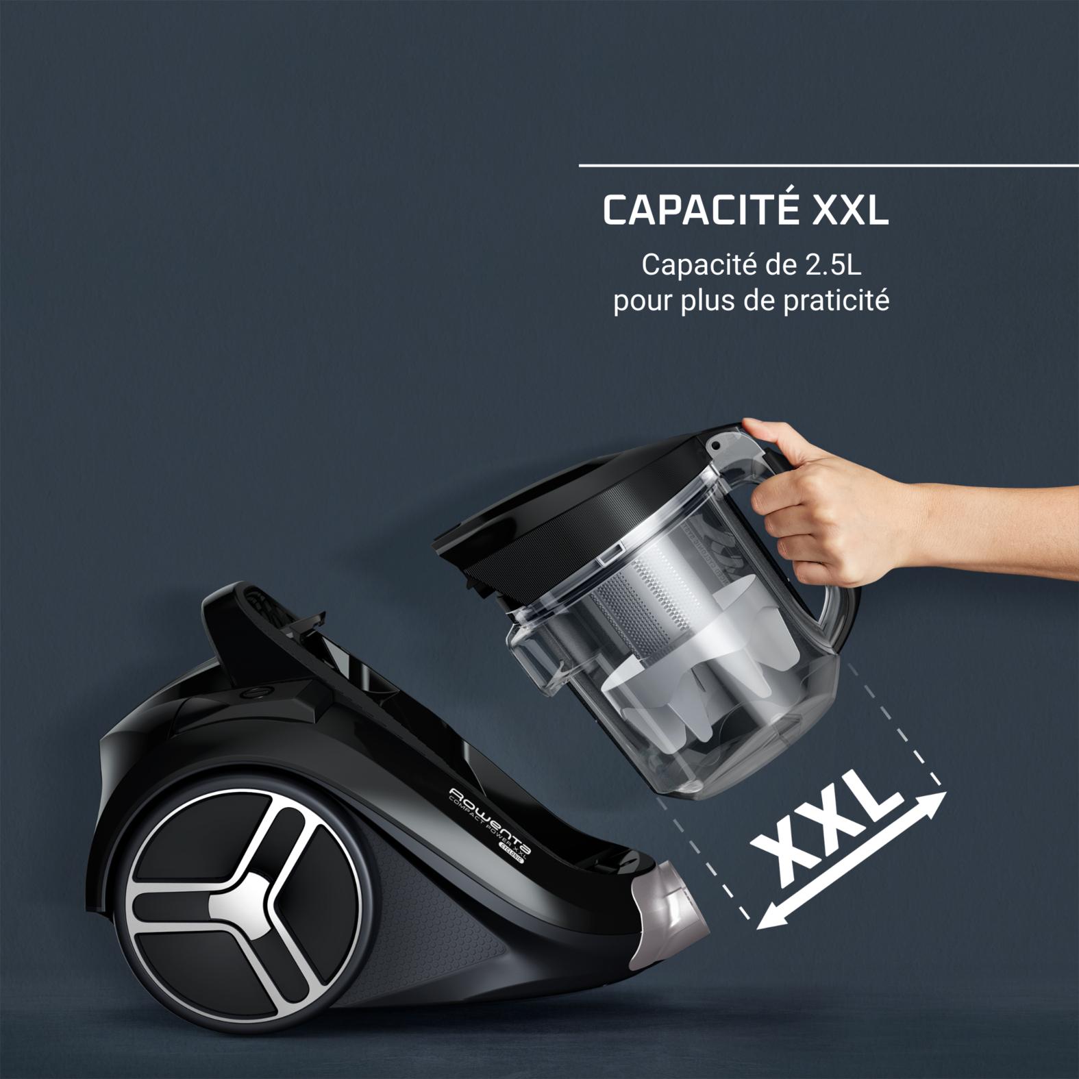 Voir la diapositive 5 : ROWENTA Aspirateur traîneau sans sac RO4B30EA - Gris fumé