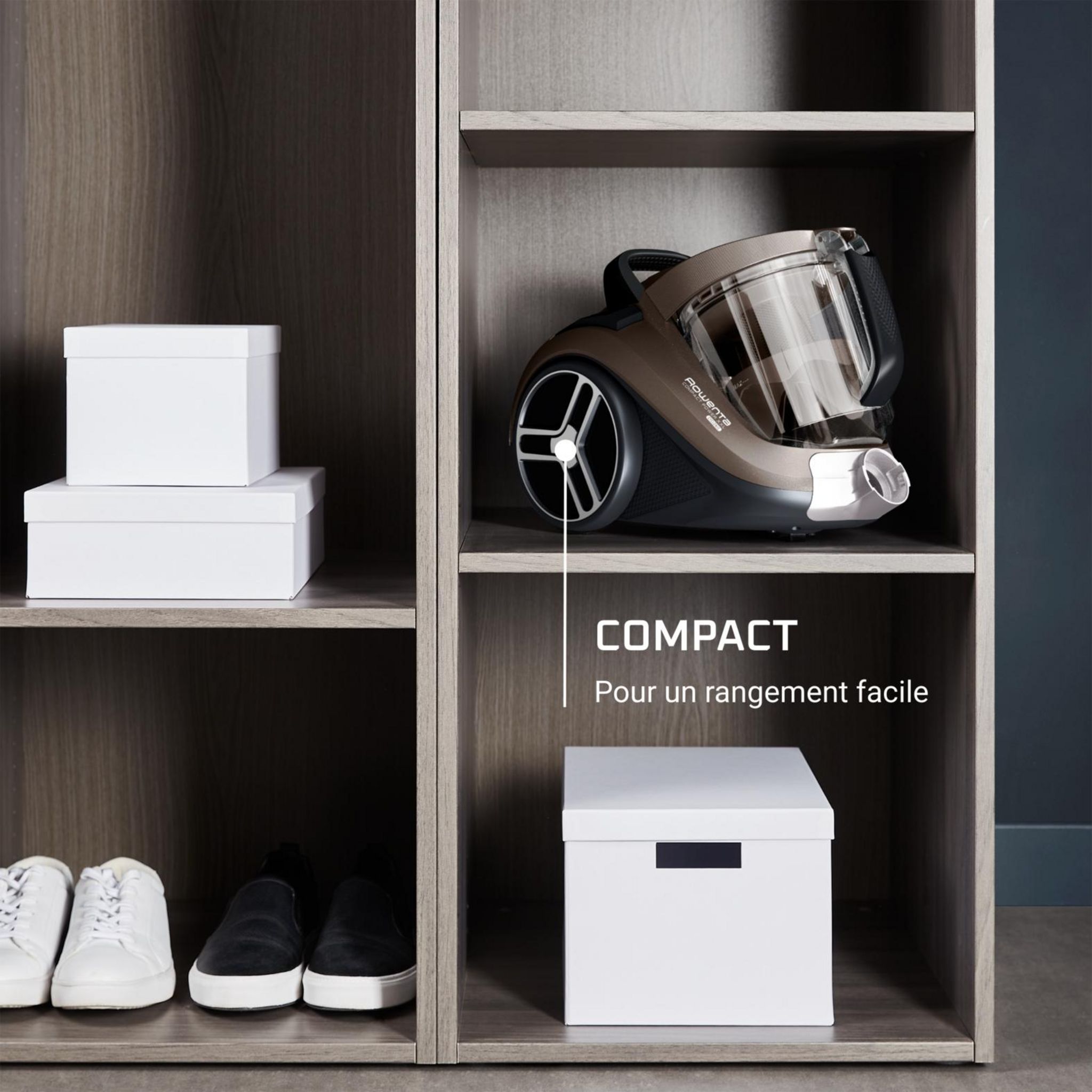 Voir la diapositive 6 : ROWENTA Aspirateur traîneau sans sac RO4B30EA - Gris fumé