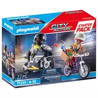 Playmobil - City Action 6920 Voiture de Policiers avec Gyrophare et Sirène