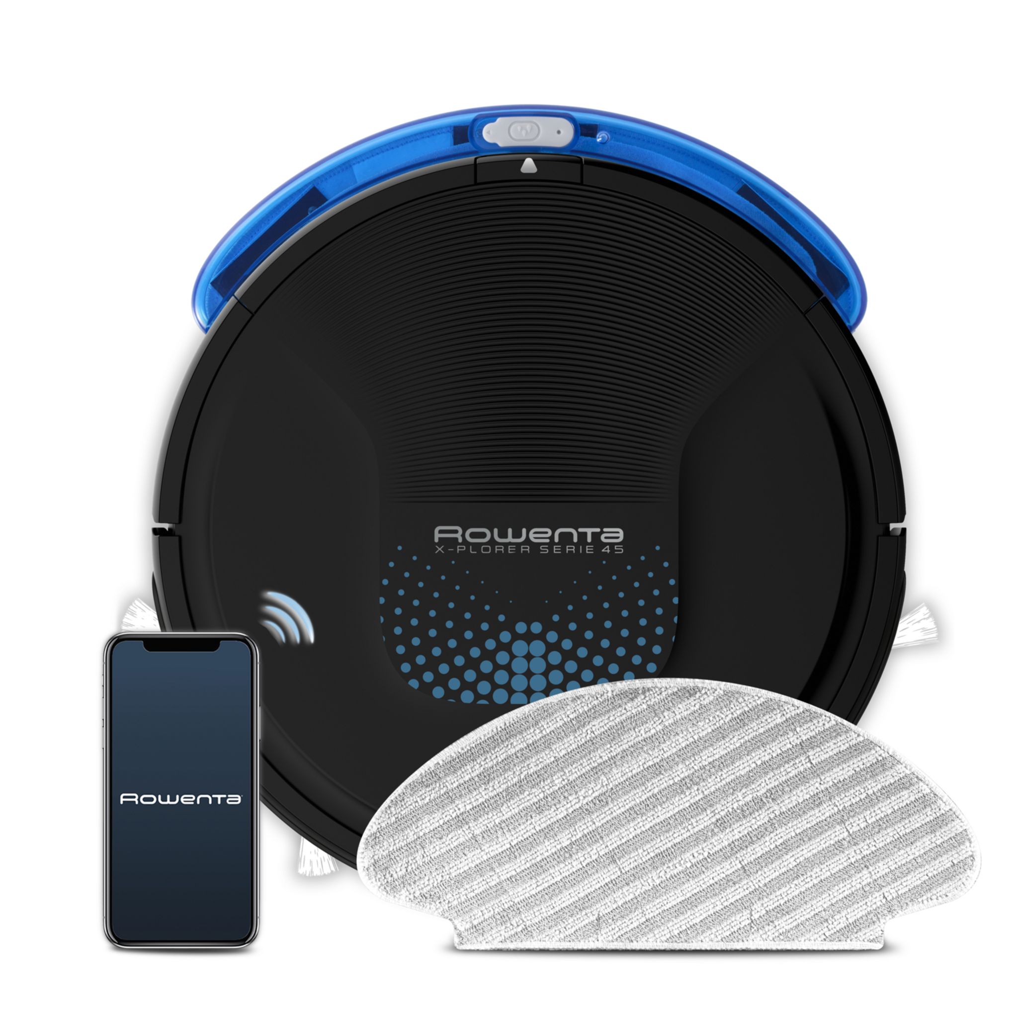 Voir la diapositive 3 : ROWENTA Aspirateur robot laveur YY4952FE - Noir