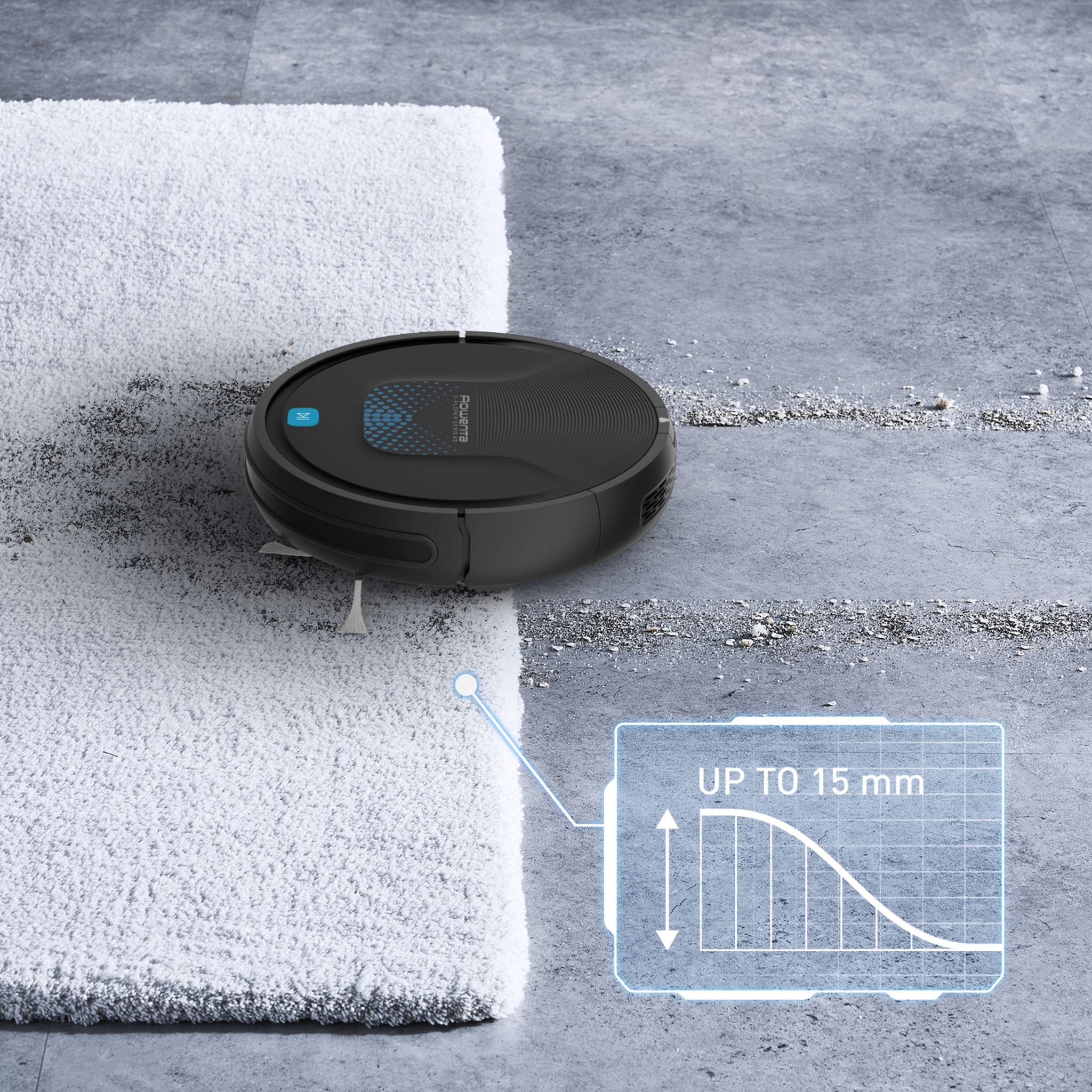 Voir la diapositive 5 : ROWENTA Aspirateur robot laveur YY4952FE - Noir