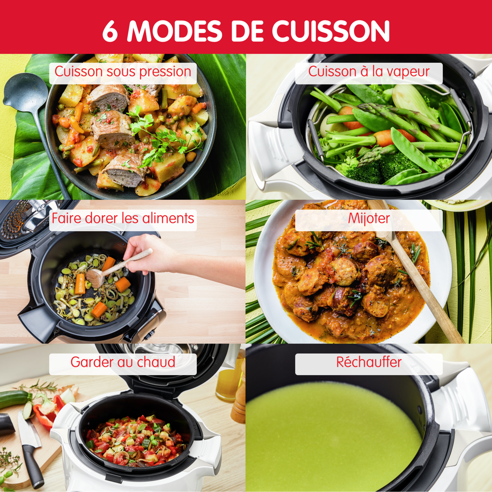 Voir la diapositive 6 : MOULINEX Multicuiseur intelligent Cookeo connecté CE867810 - Noir