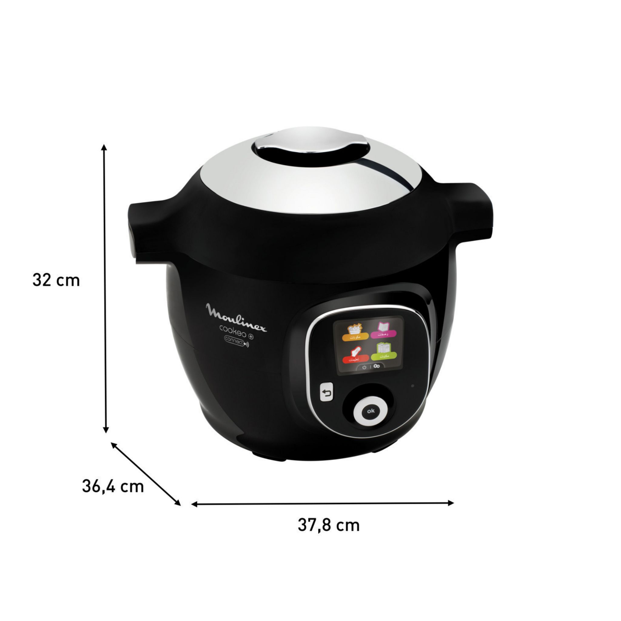 Voir la diapositive 9 : MOULINEX Multicuiseur intelligent Cookeo connecté CE867810 - Noir