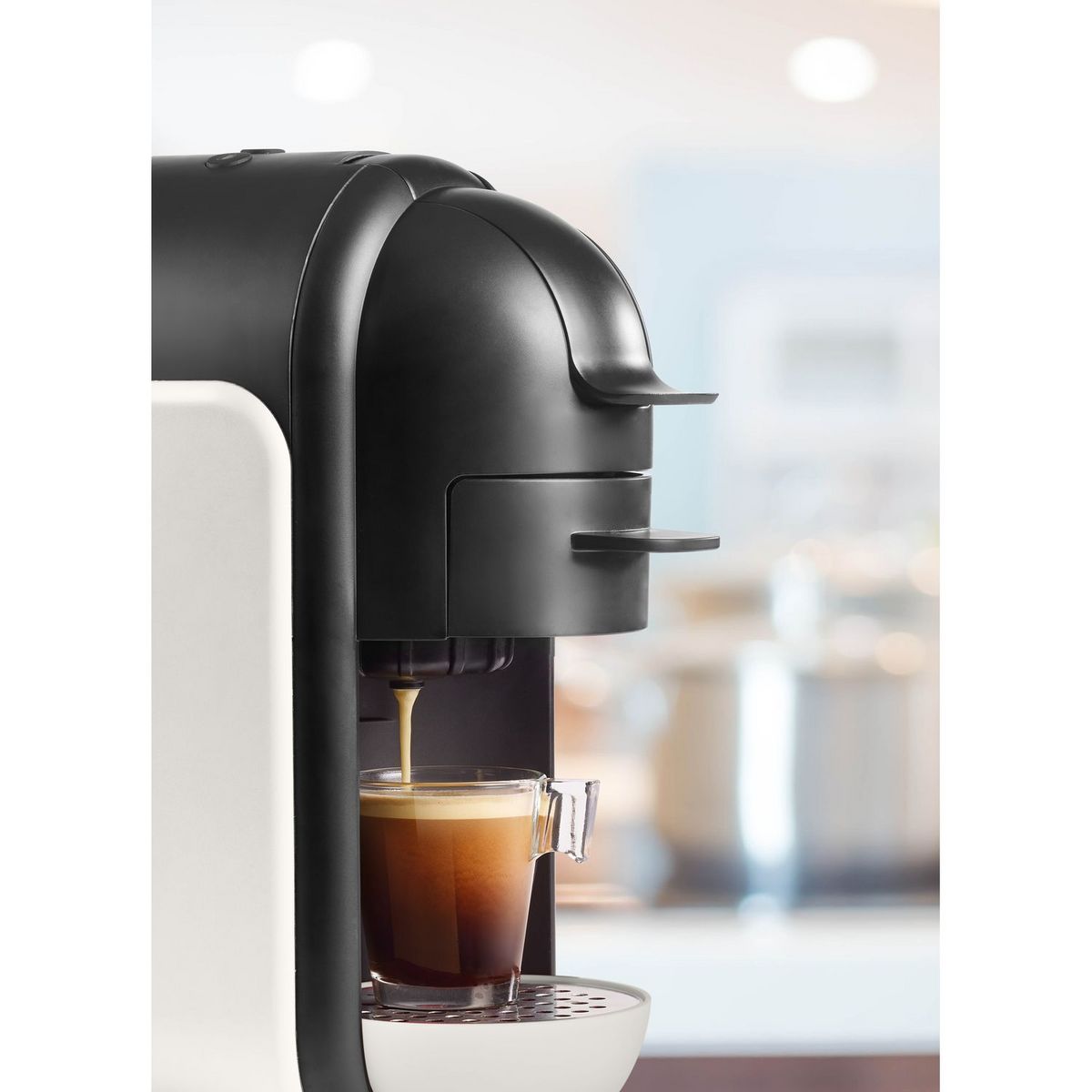 QILIVE Machine à café expresso 3 en 1 Q.5720 - Blanc