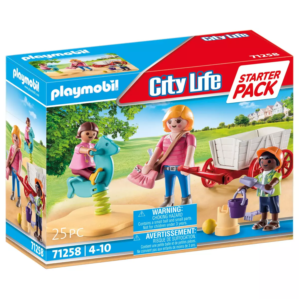 PLAYMOBIL 71258 - City Life - Starter Pack Nourrice avec enfants