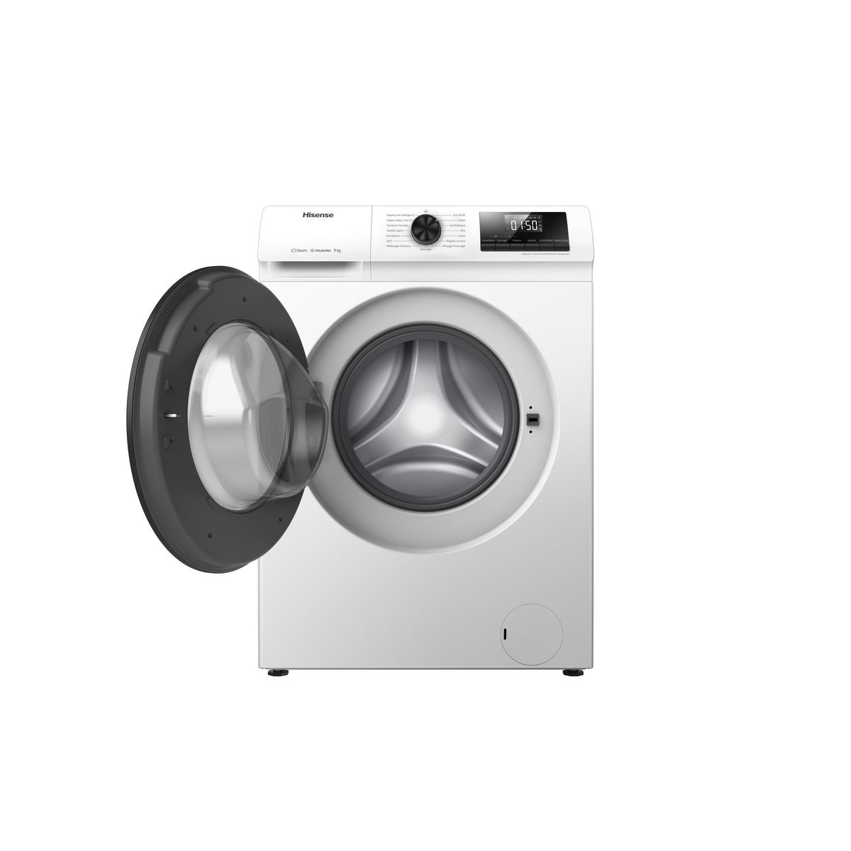 HISENSE Lave linge hublot W9014QPM, 9 kg, 1400 T/min, C