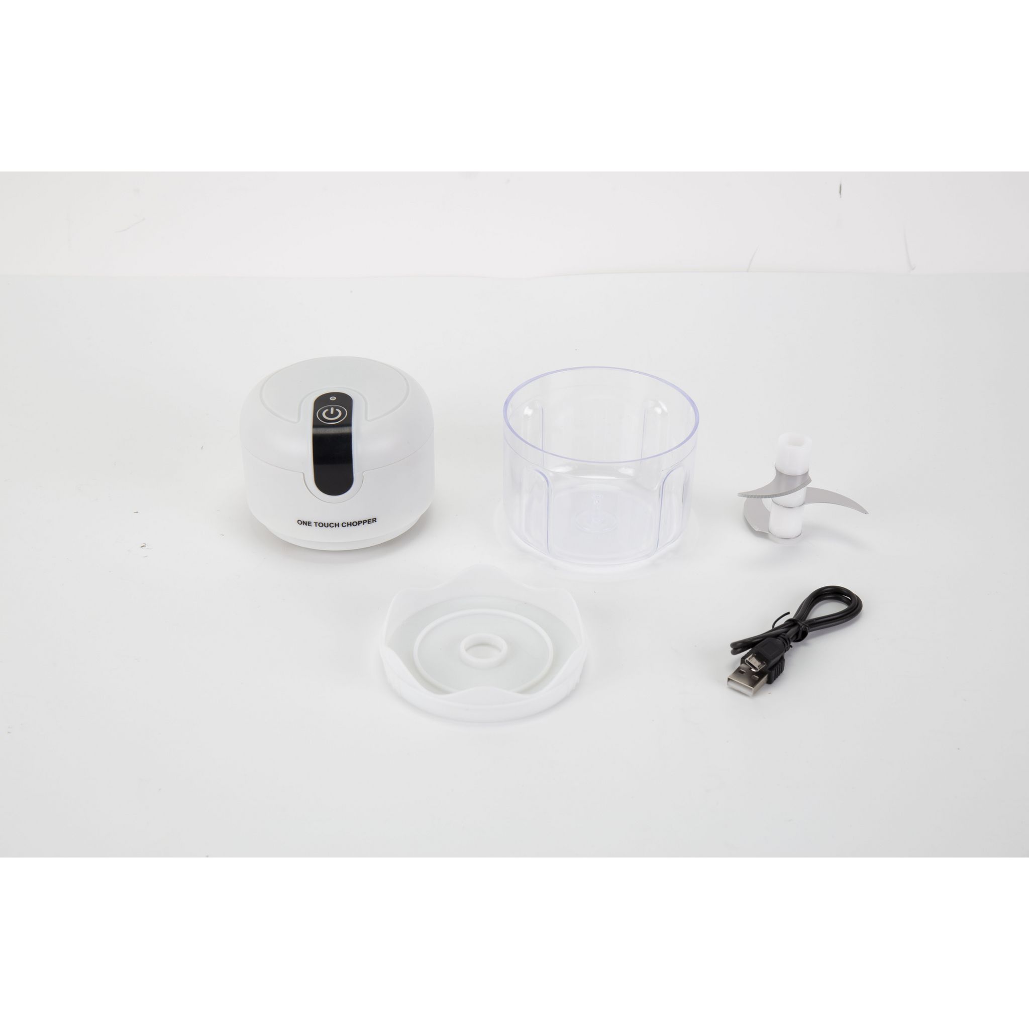 Voir la diapositive 2 : KITCHENCOOK Hachoir électrique COOK22 - Blanc