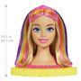 Voir la diapositive 2 : MATTEL Tête à coiffer Barbie Blonde