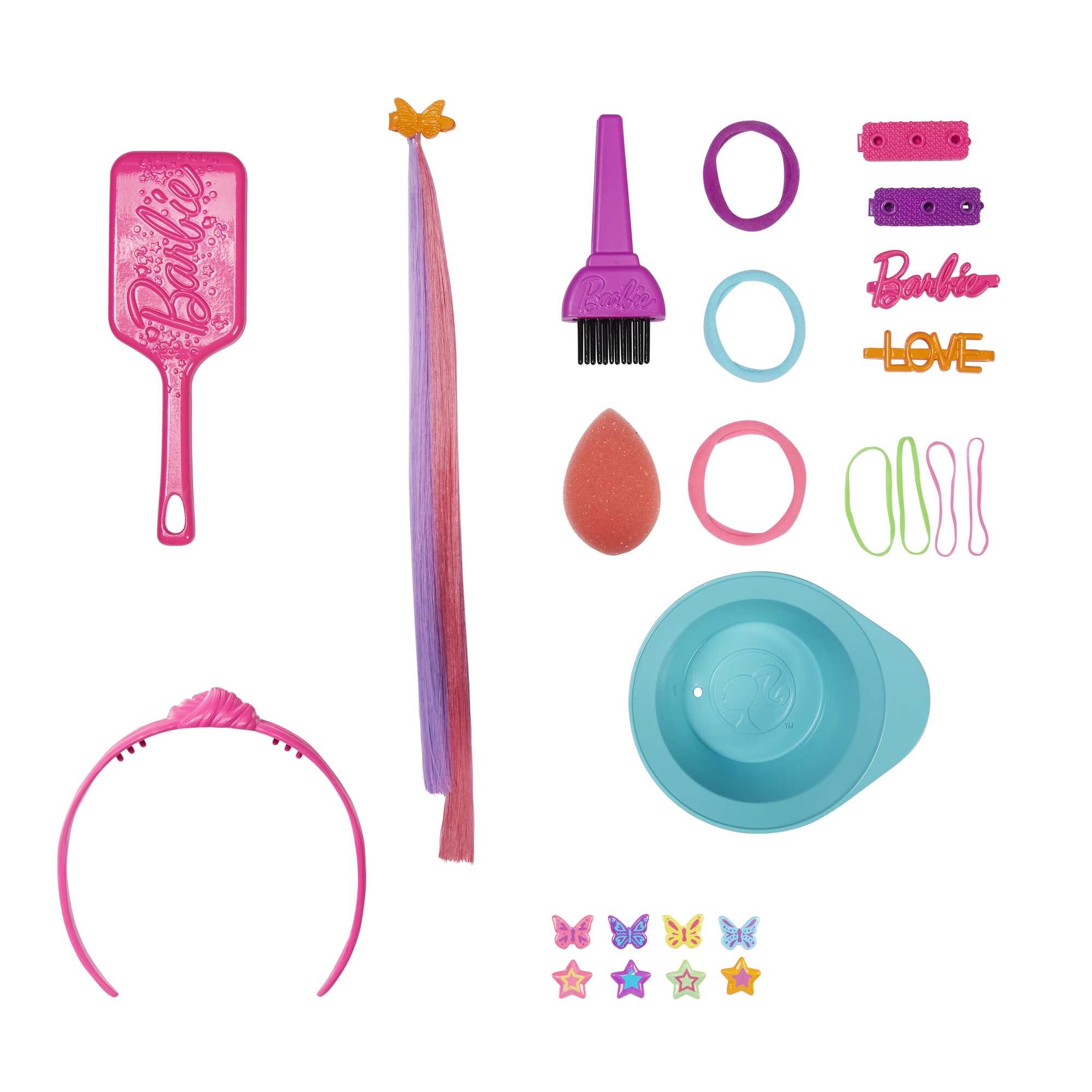 Voir la diapositive 6 : MATTEL Tête à coiffer Barbie Blonde
