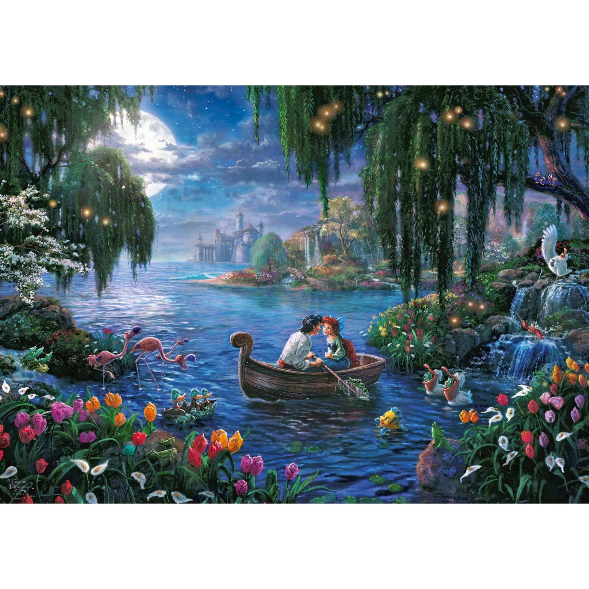 Voir la diapositive 2 : SCHMIDT Puzzle Disney The Little Mermaid Et Prince Eric
