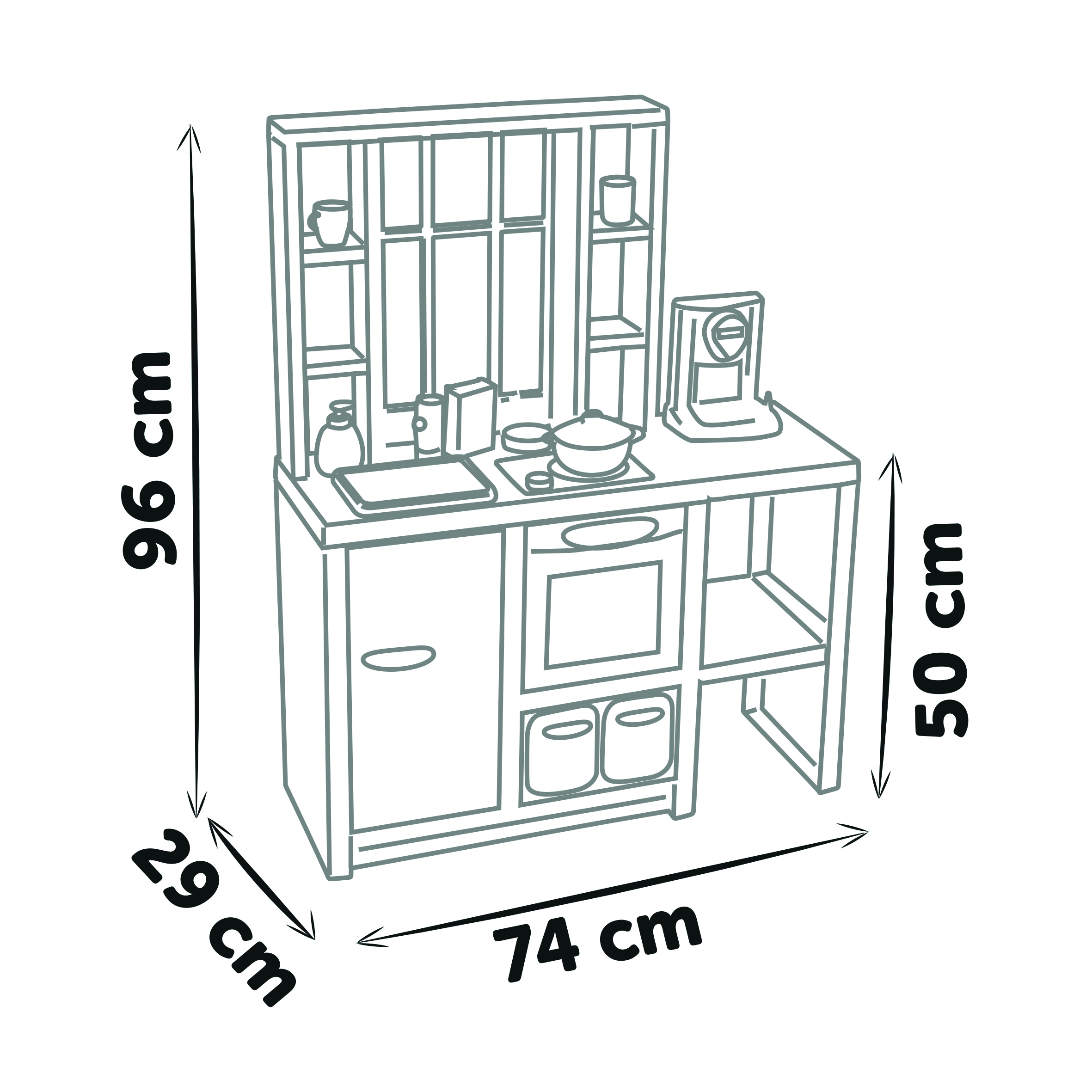 Voir la diapositive 3 : SMOBY Cuisine Loft