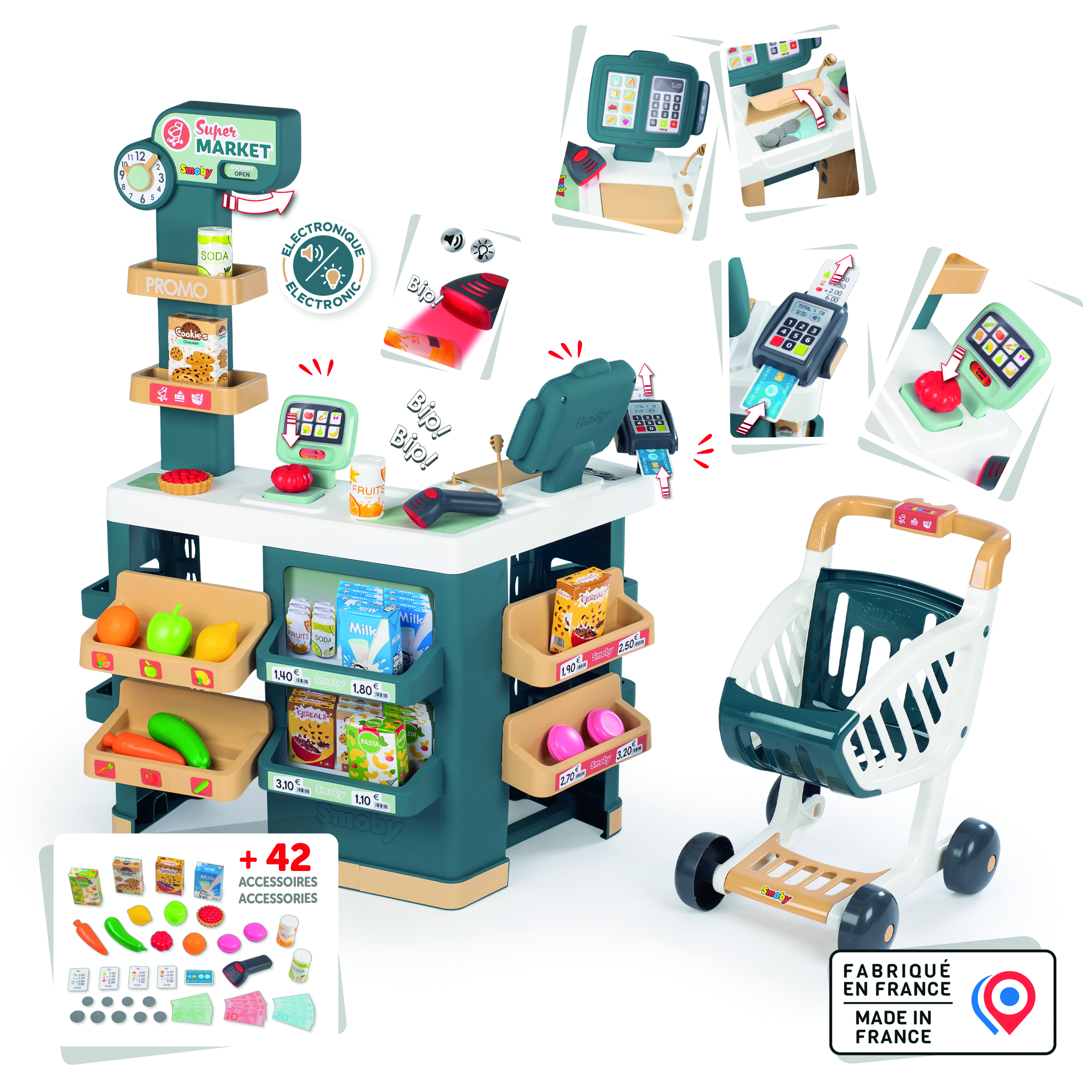 Voir la diapositive 7 : SMOBY Super Market