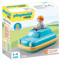 Playmobil 1 2 3-9379 - Enfants et manège Coloré : : Jeux