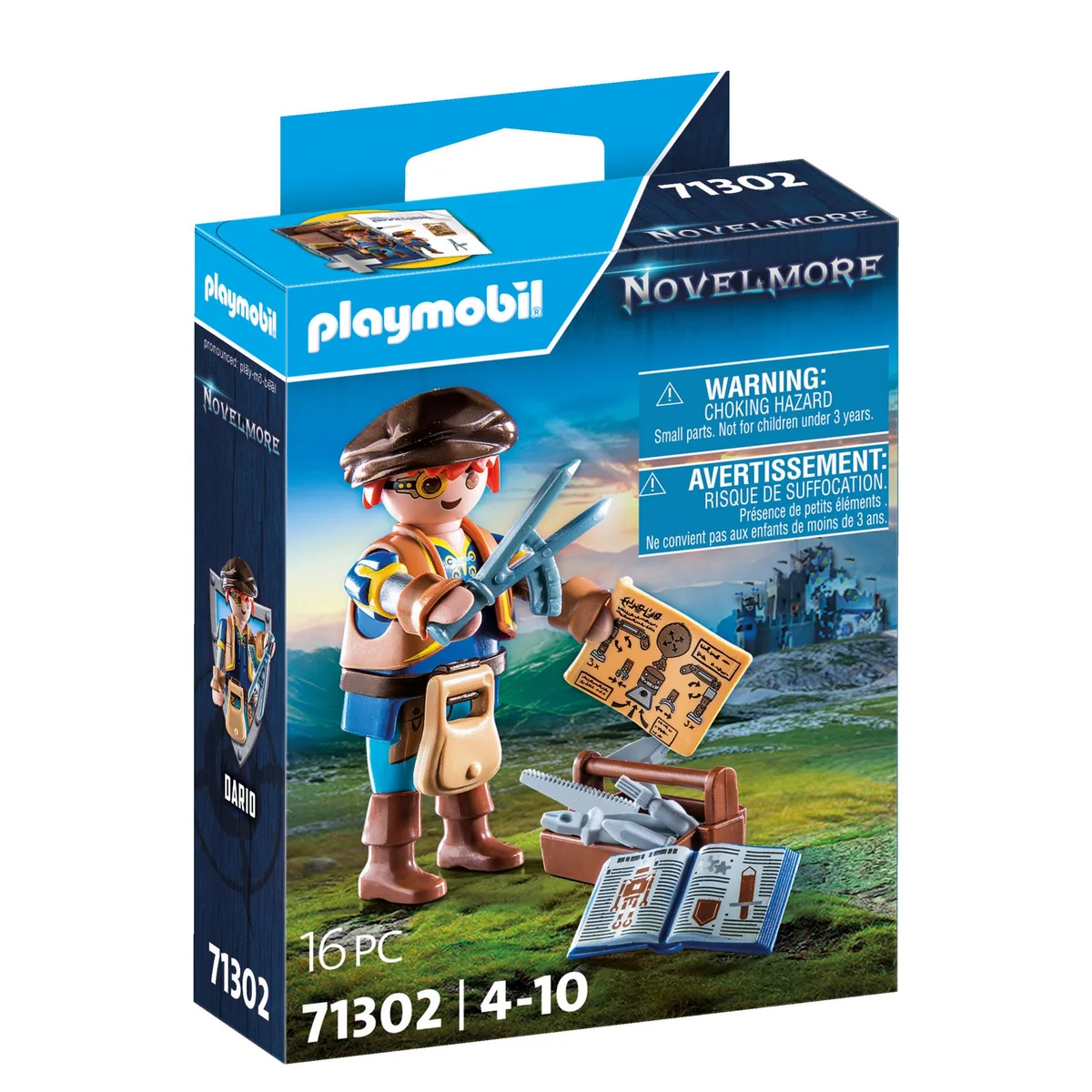 PLAYMOBIL 71302 - Novelmore - Dario et outils pas cher - Auchan.fr