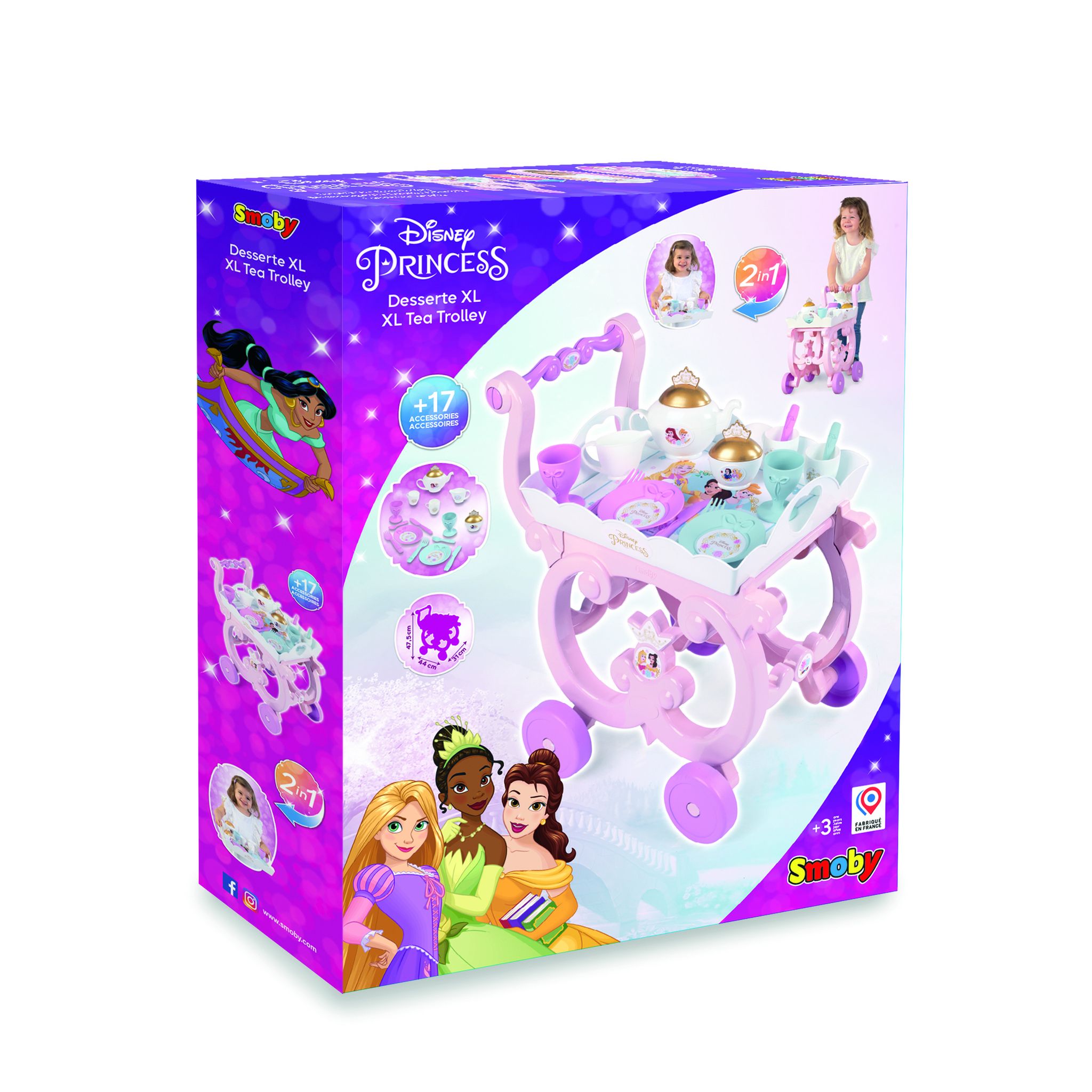 Voir la diapositive 2 : SMOBY Desserte XL Disney Princess