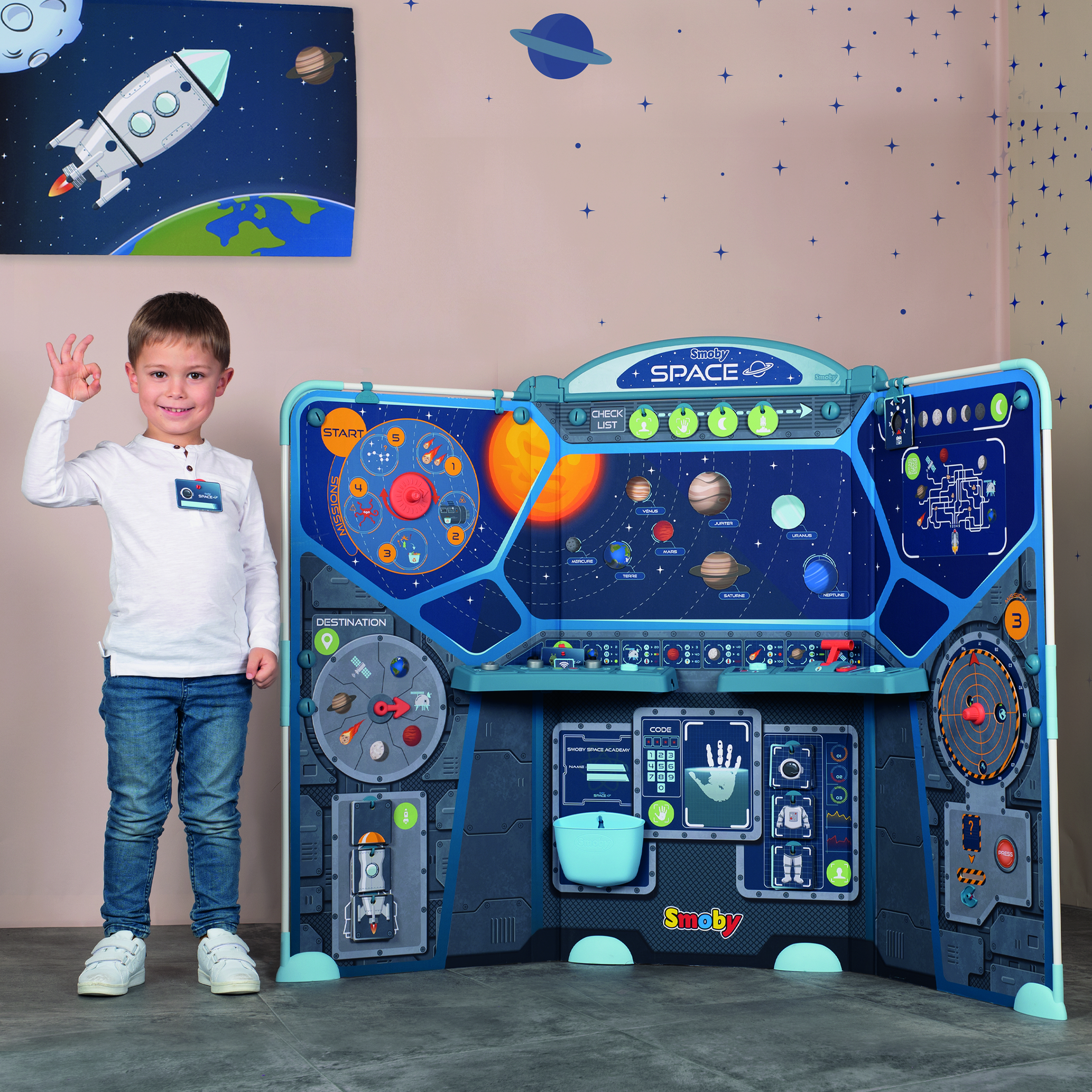 Voir la diapositive 5 : SMOBY Space Center le centre de l'espace