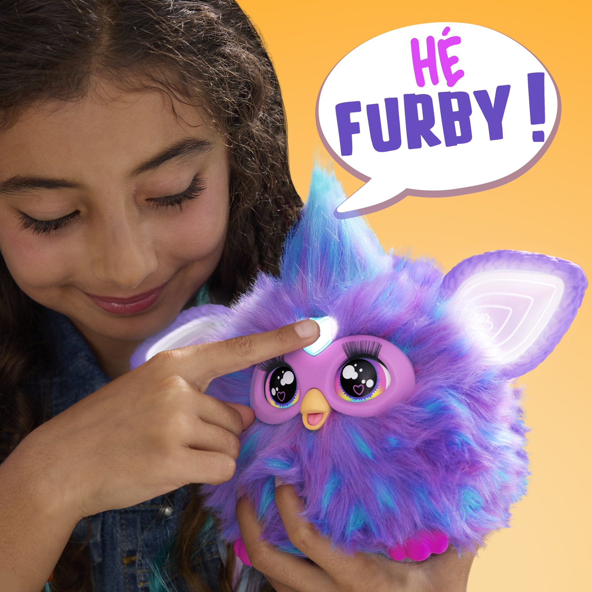 Voir la diapositive 4 : HASBRO Peluche Interactive Furby - Violet
