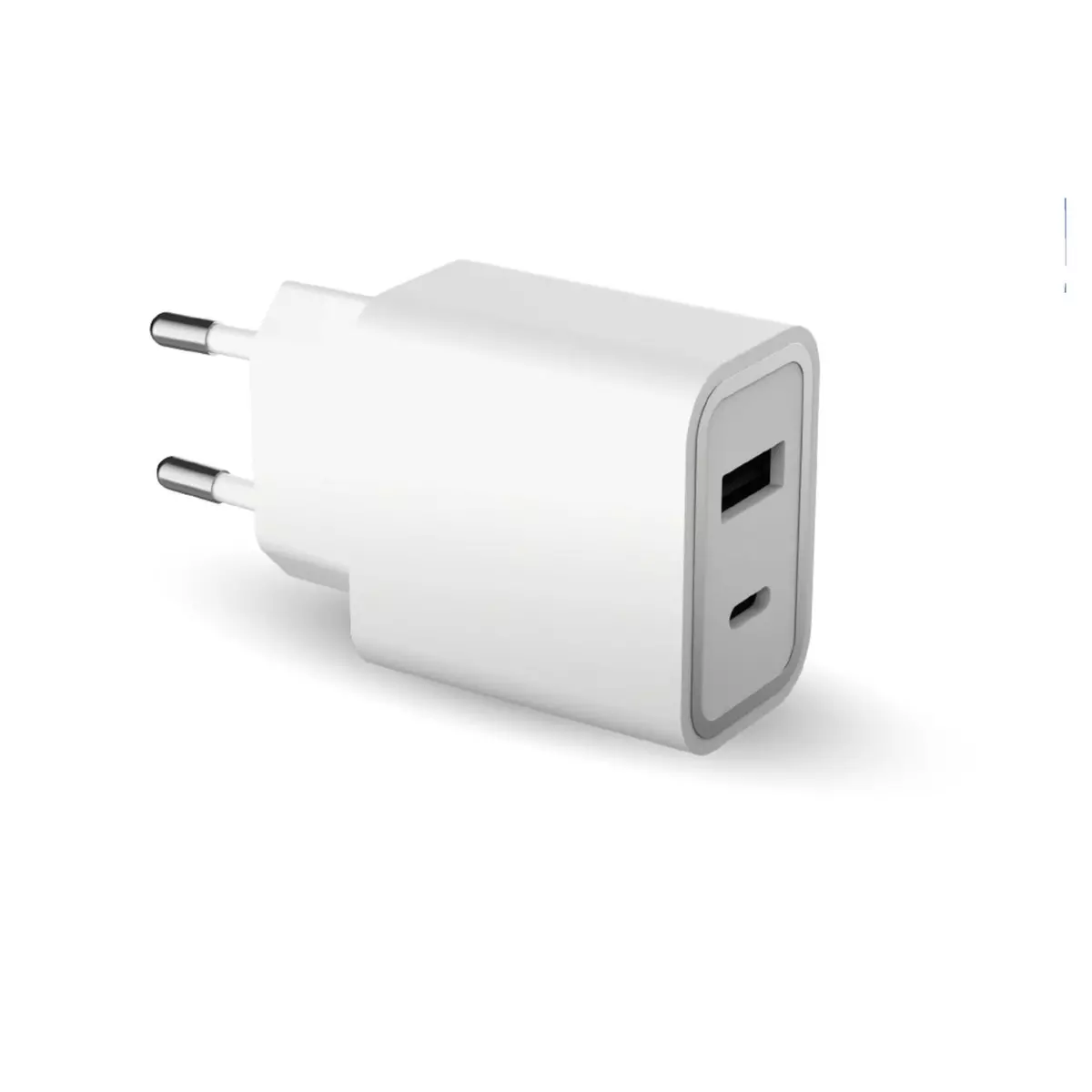 BIGBEN Chargeur maison USB A + Câble - Blanc