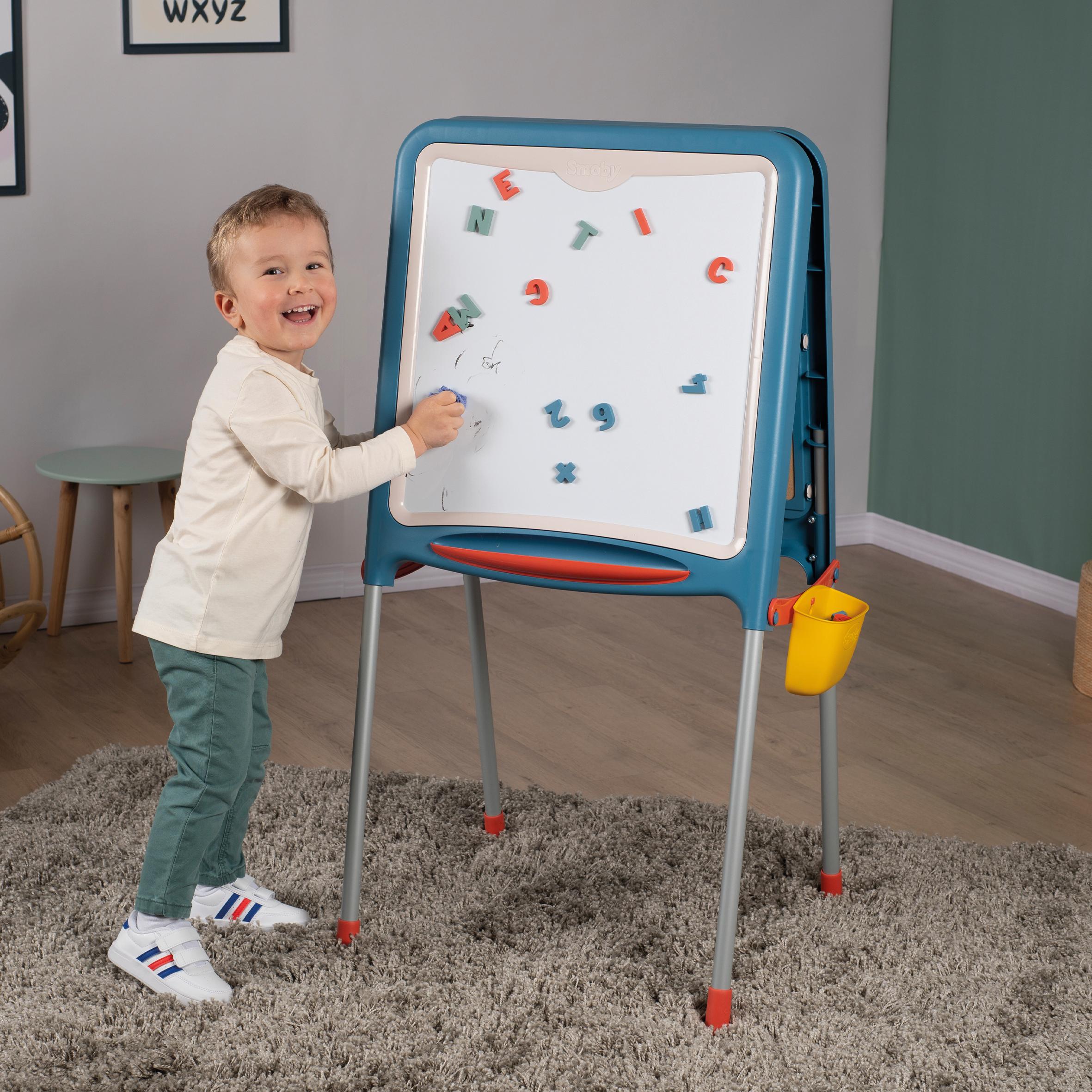 Voir la diapositive 4 : SMOBY Tableau tubes - Ardoise double face