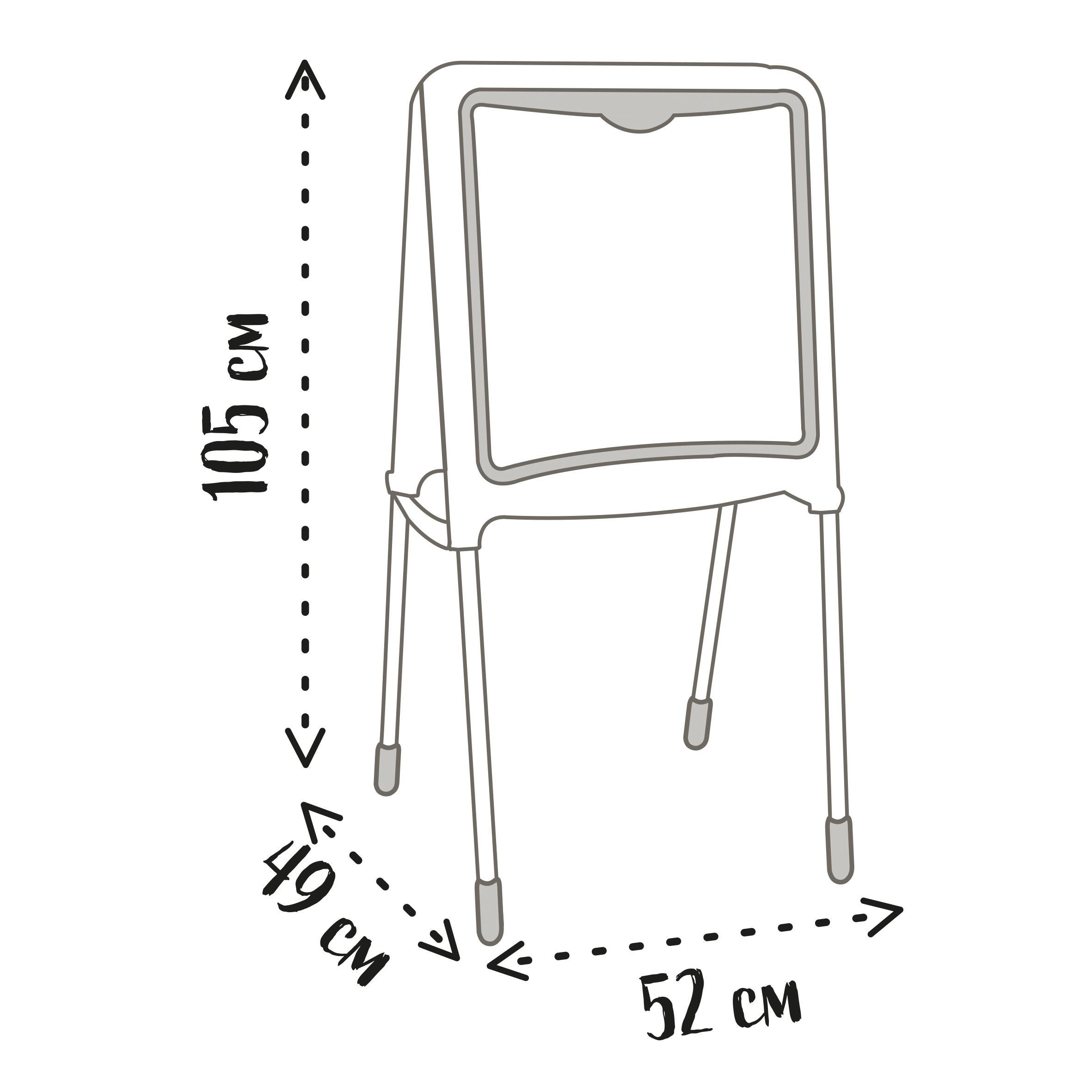 Voir la diapositive 6 : SMOBY Tableau tubes - Ardoise double face