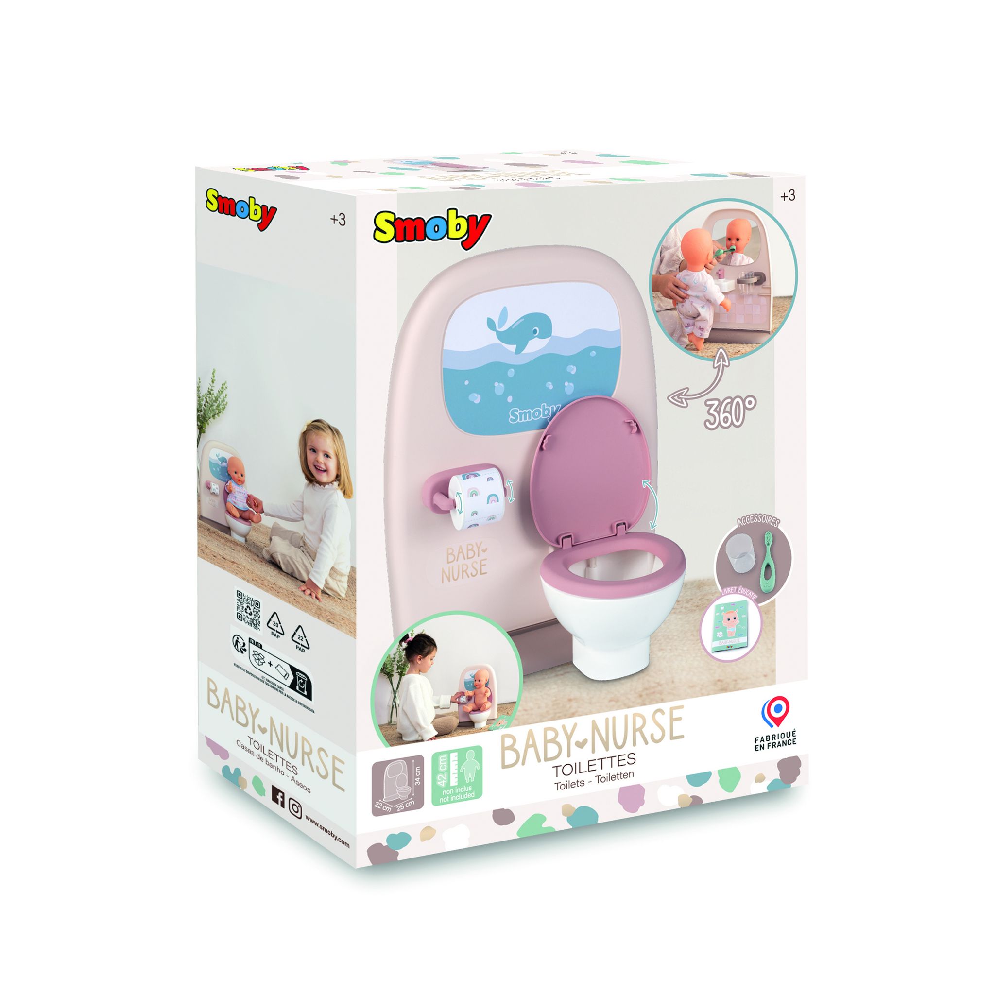 Voir la diapositive 2 : SMOBY Baby nurse - toilettes