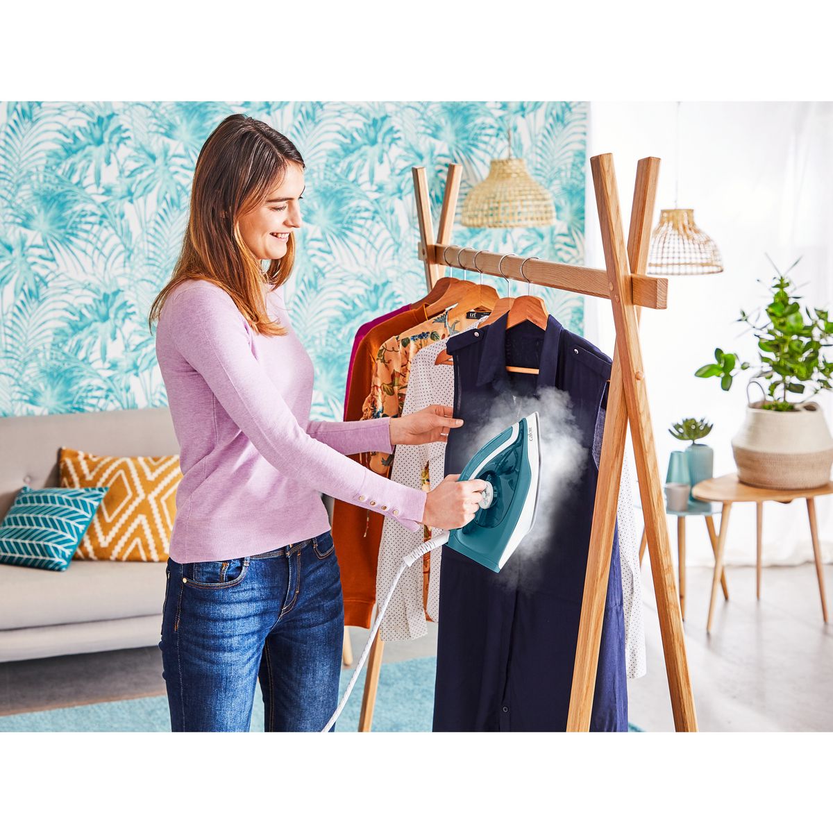 CALOR Centrale vapeur&nbsp;Express Easy&nbsp;SV6131 - Bleu