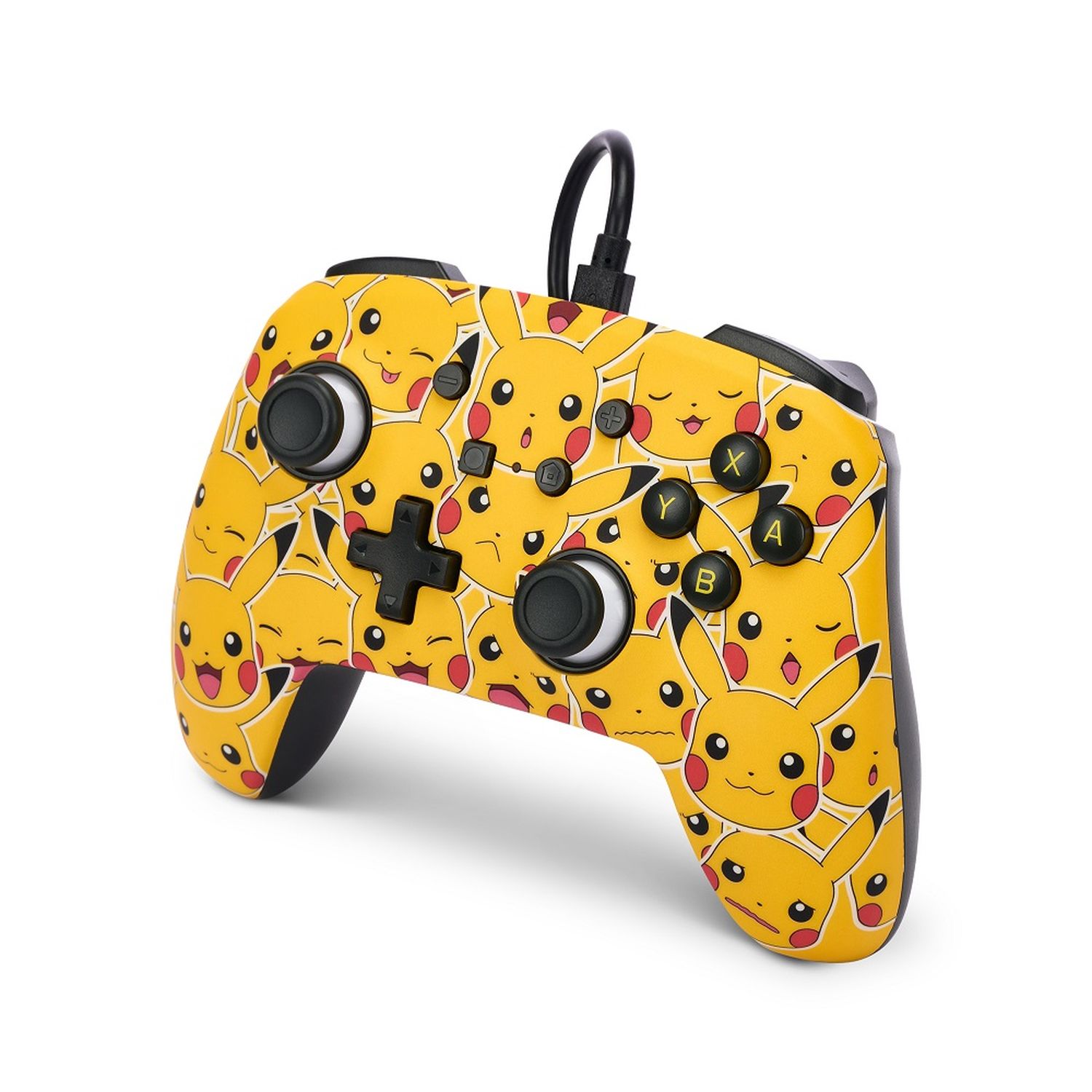 Voir la diapositive 2 : Manette Filaire Tête Pikachu Pokémon Nintendo Switch