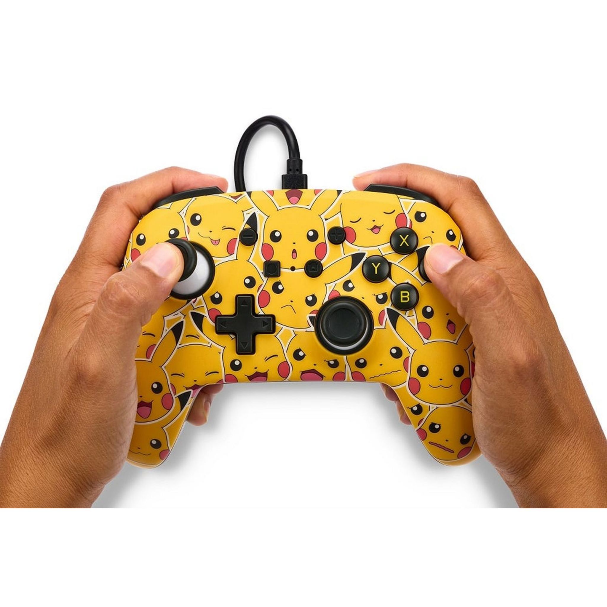Voir la diapositive 5 : Manette Filaire Tête Pikachu Pokémon Nintendo Switch
