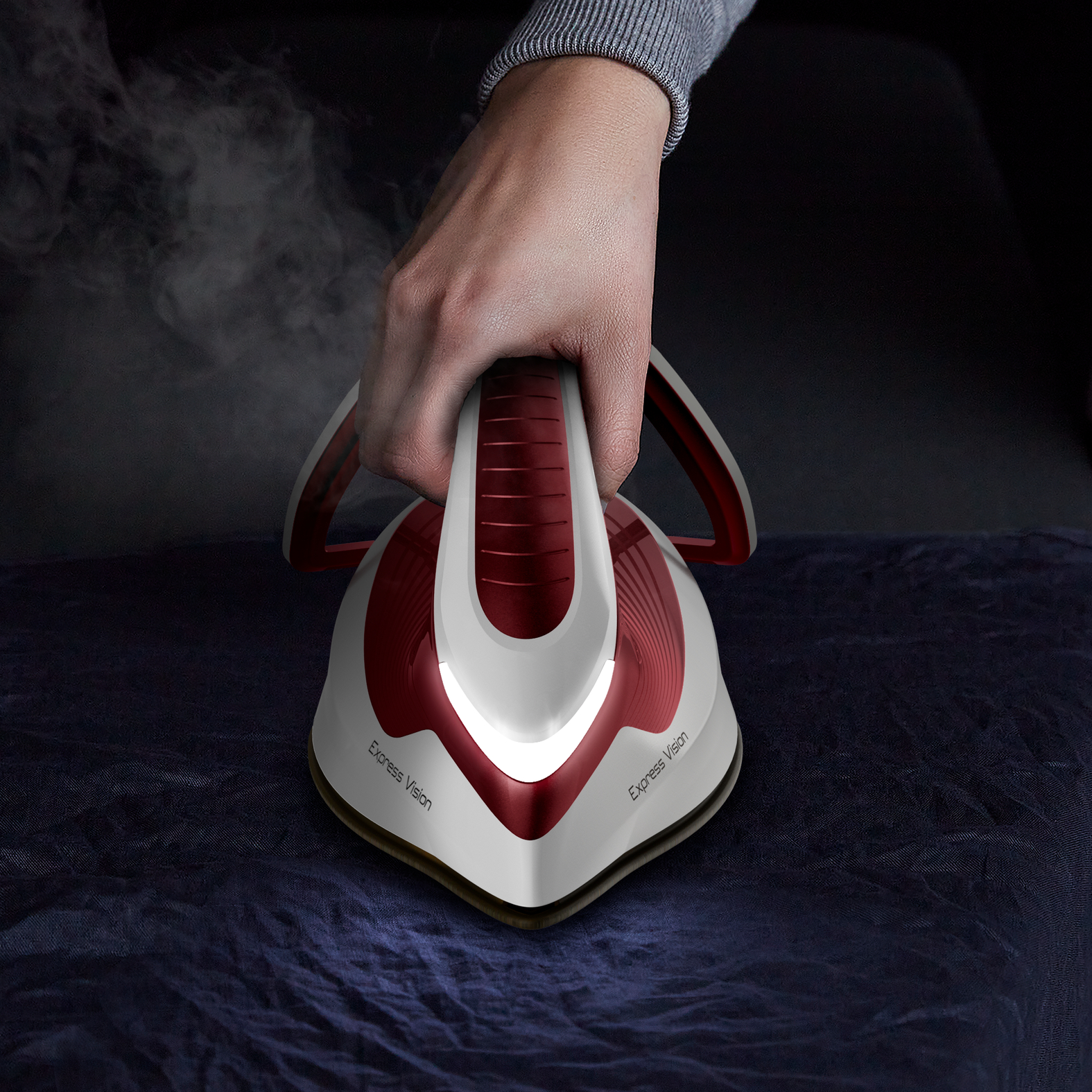 Voir la diapositive 4 : CALOR Centrale vapeur Express Vision SV8150 - Rouge