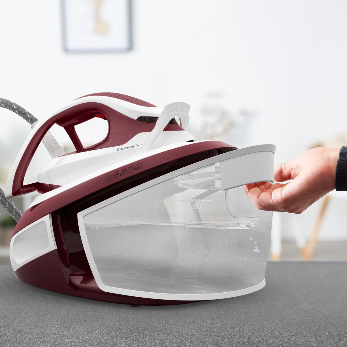 CALOR Centrale vapeur Express Vision SV8150 - Rouge