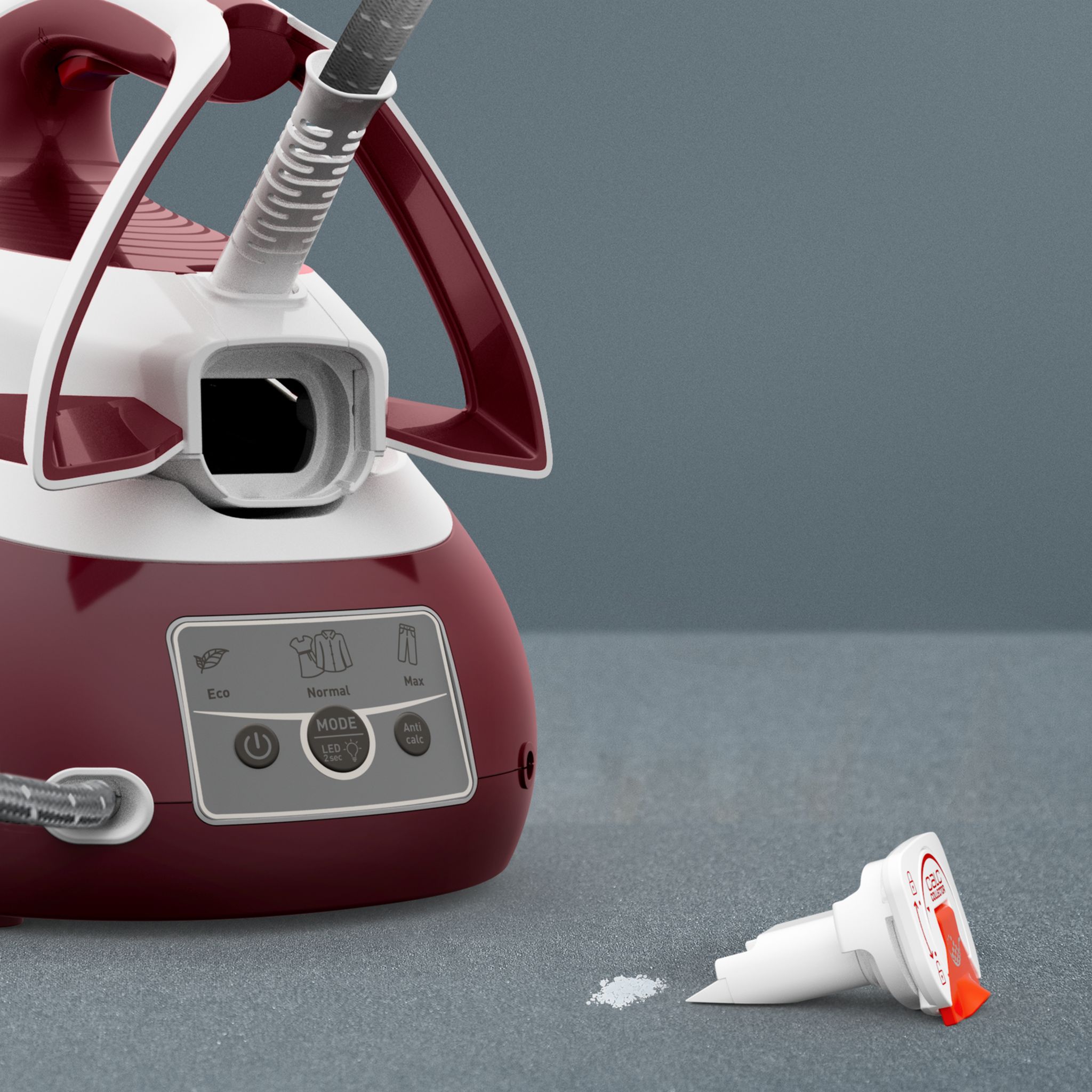 Voir la diapositive 6 : CALOR Centrale vapeur Express Vision SV8150 - Rouge