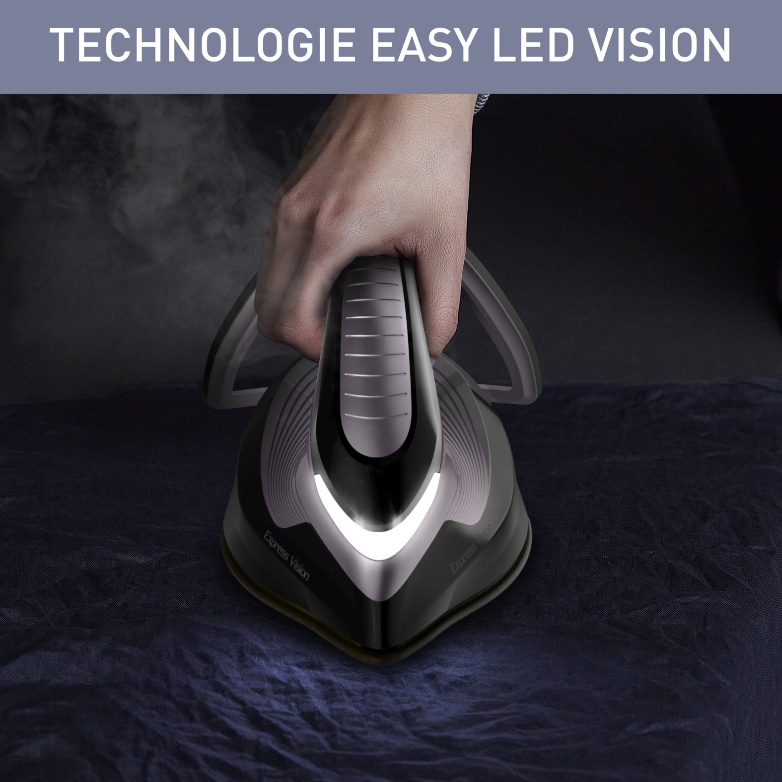Voir la diapositive 11 : CALOR Centrale vapeur Express Vision SV8150 - Rouge